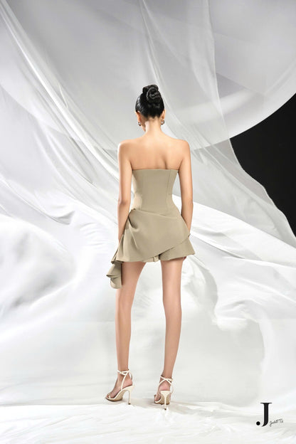 Tulip Moss Vest x Moss Off-shoulder x Vie Moss Short