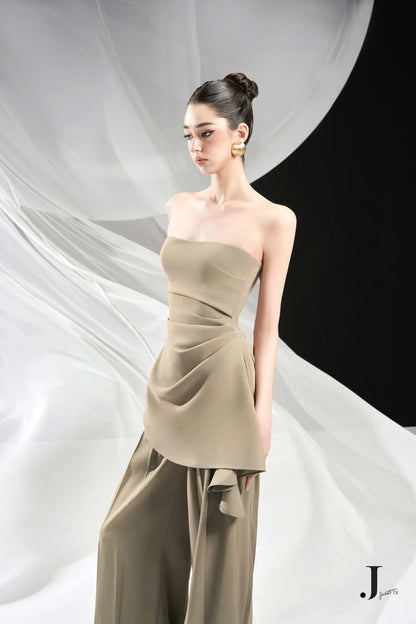 Moss Off-shoulder Top x Vie Moss Pants